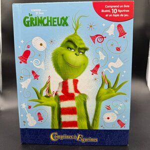 FRENCH Christmas Grinch (Grinceux) Story Book / Game with figurines *READ*